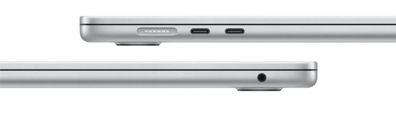 Apple MacBook Air 15 (M4, 10C CPU/10C GPU, 2025), 24 ГБ, 1 ТБ SSD, Silver (Z1H0000PW)