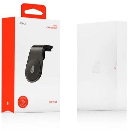 Автомобильный держатель uBear Unit Air Vent Magnetic Car Mount, черный
