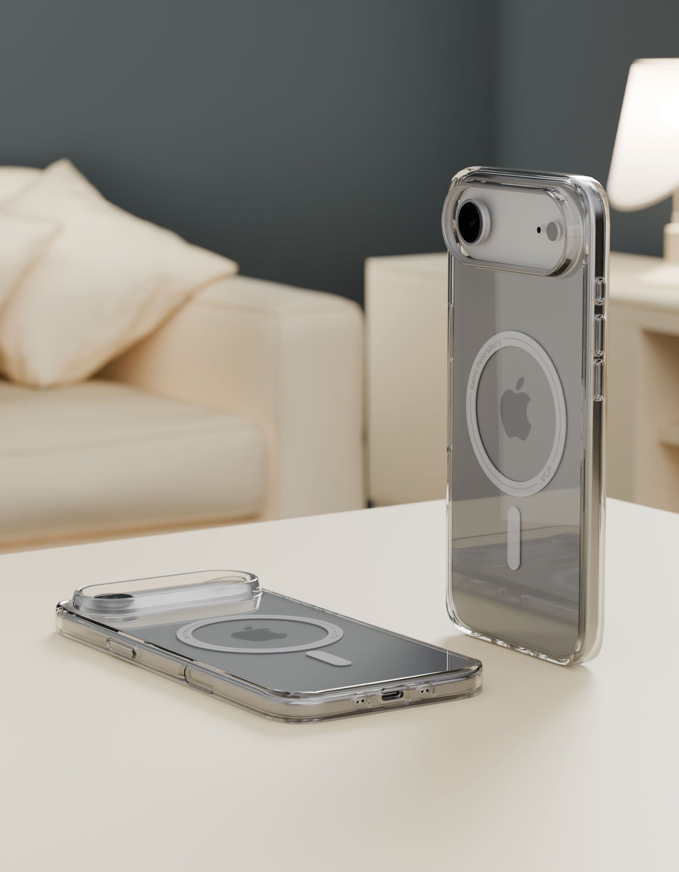 VLP Diamond Case с MagSafe для iPhone 17 Air, прозрачный (10510029)