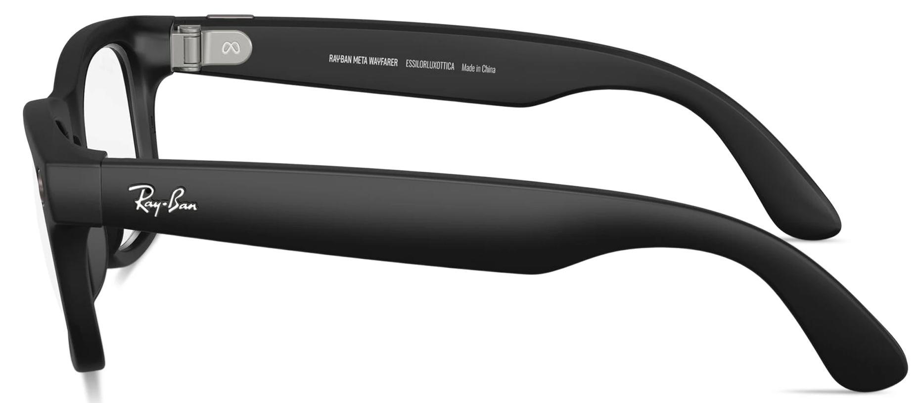 Умные очки Ray-Ban Meta (Gen 2) Wayfarer RW4012 155-53 Size, Matte Black/Clear (8056262721407)