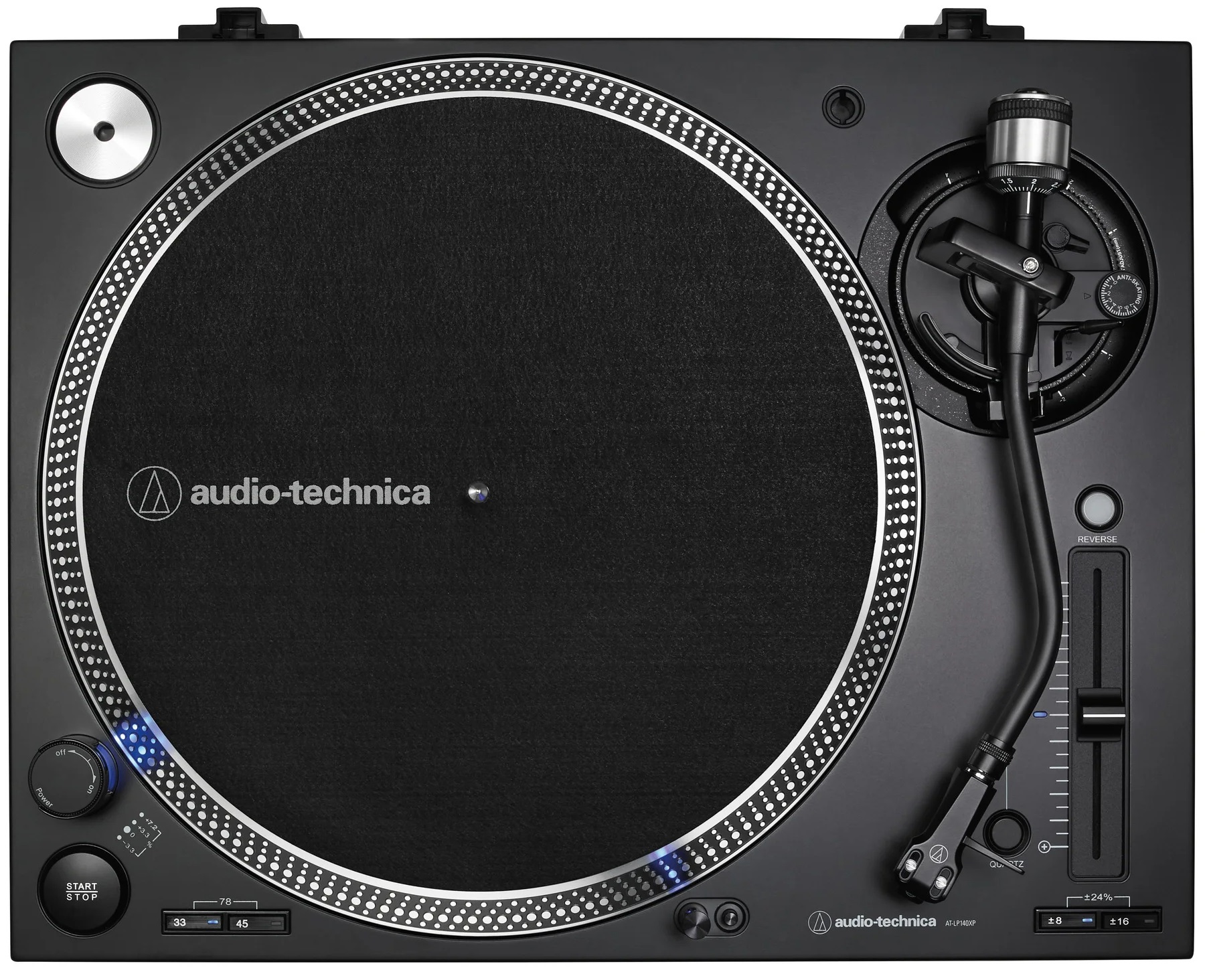 Виниловый проигрыватель Audio-Technica AT-LP140XP, черный