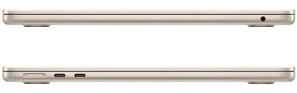 Apple MacBook Air 13 2022 (M2, 8C/10C), 8 ГБ, 512 ГБ SSD, сияющая звезда (Starlight) Z15Z00028