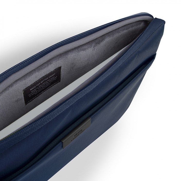 Чехол Uniq Bergen Nylon для MacBook Pro 14 и Pro 13, синий (Abyss Blue) BERGEN(14)-ABSBLUE
