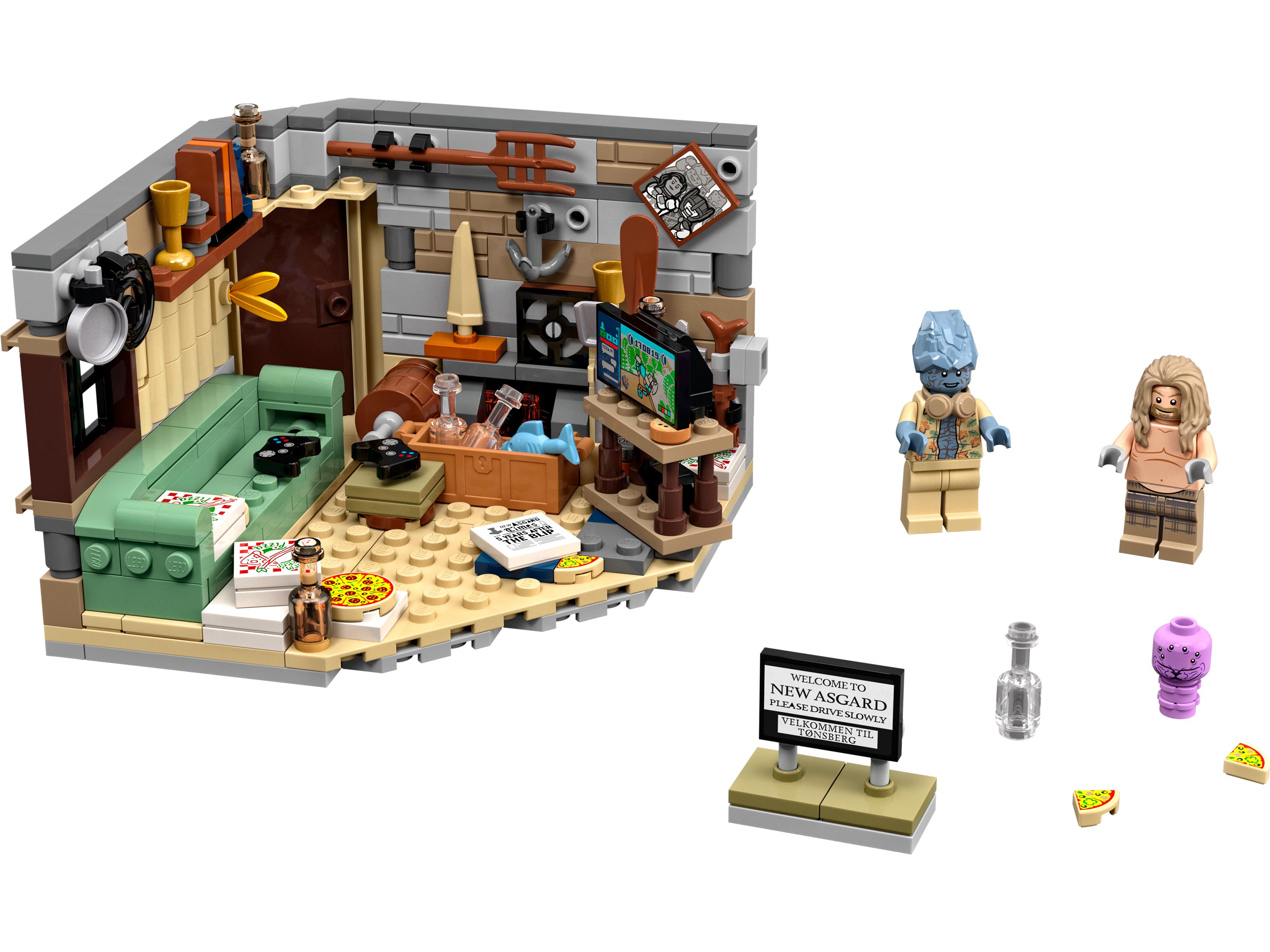 Конструктор LEGO Super Heroes 76200 Новый Асгард Бро Тора
