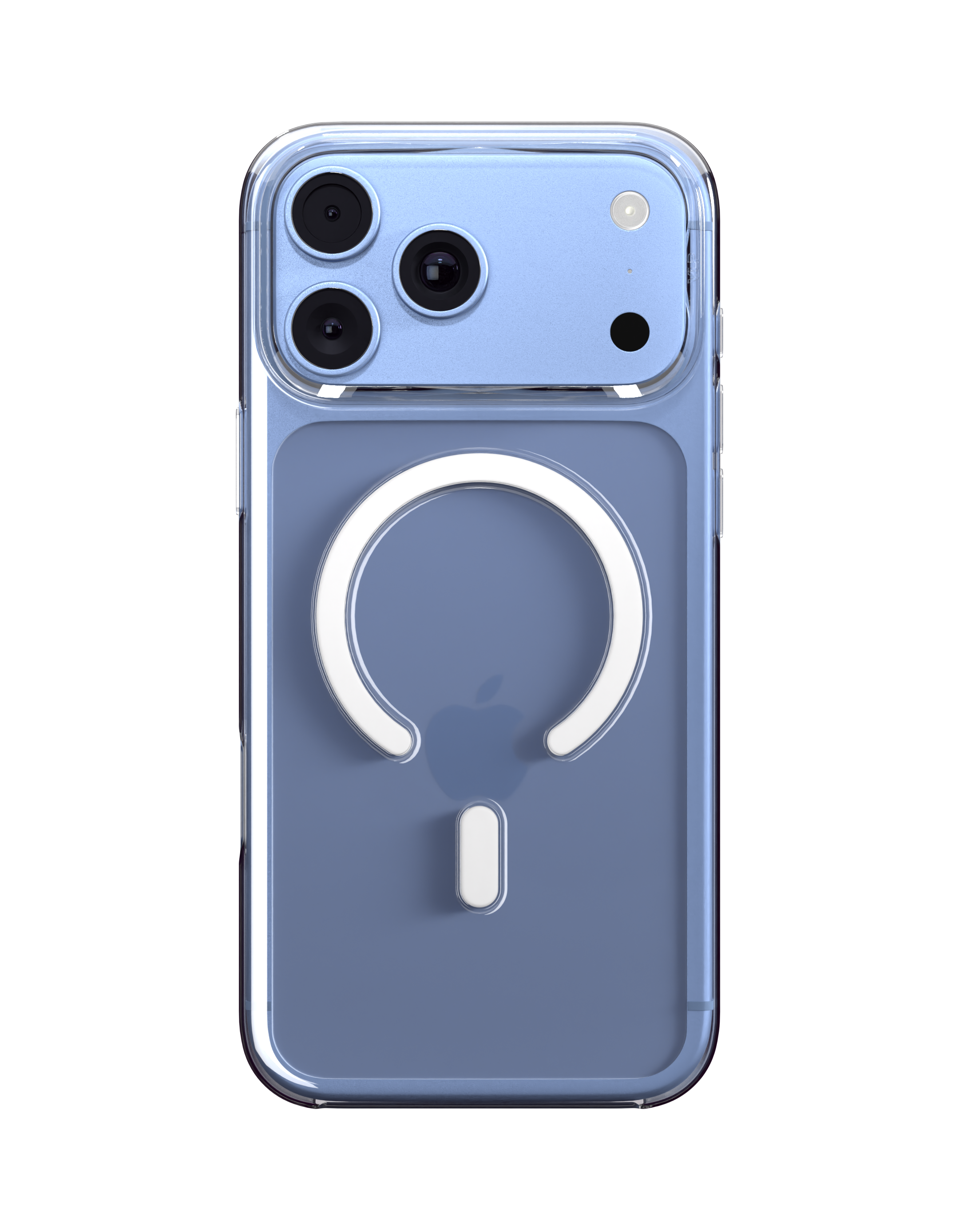 Чехол защитный VLP Puro Case с MagSafe для iPhone 18 Pro Max, прозрачный (10521031)