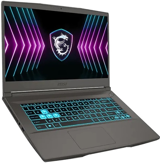 Ноутбук MSI Thin 15 B2RVE-3450XRU (Intel Core 5 210H, NVIDIA GeForce RTX 4050) 16ГБ, 512ГБ SSD, noOS, серый (9s7-16r831-3450)