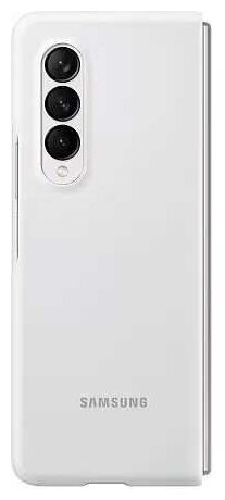Чехол клип-кейс Samsung для Samsung Galaxy Z Fold3 Silicone Cover белый EF-PF926TWEGRU