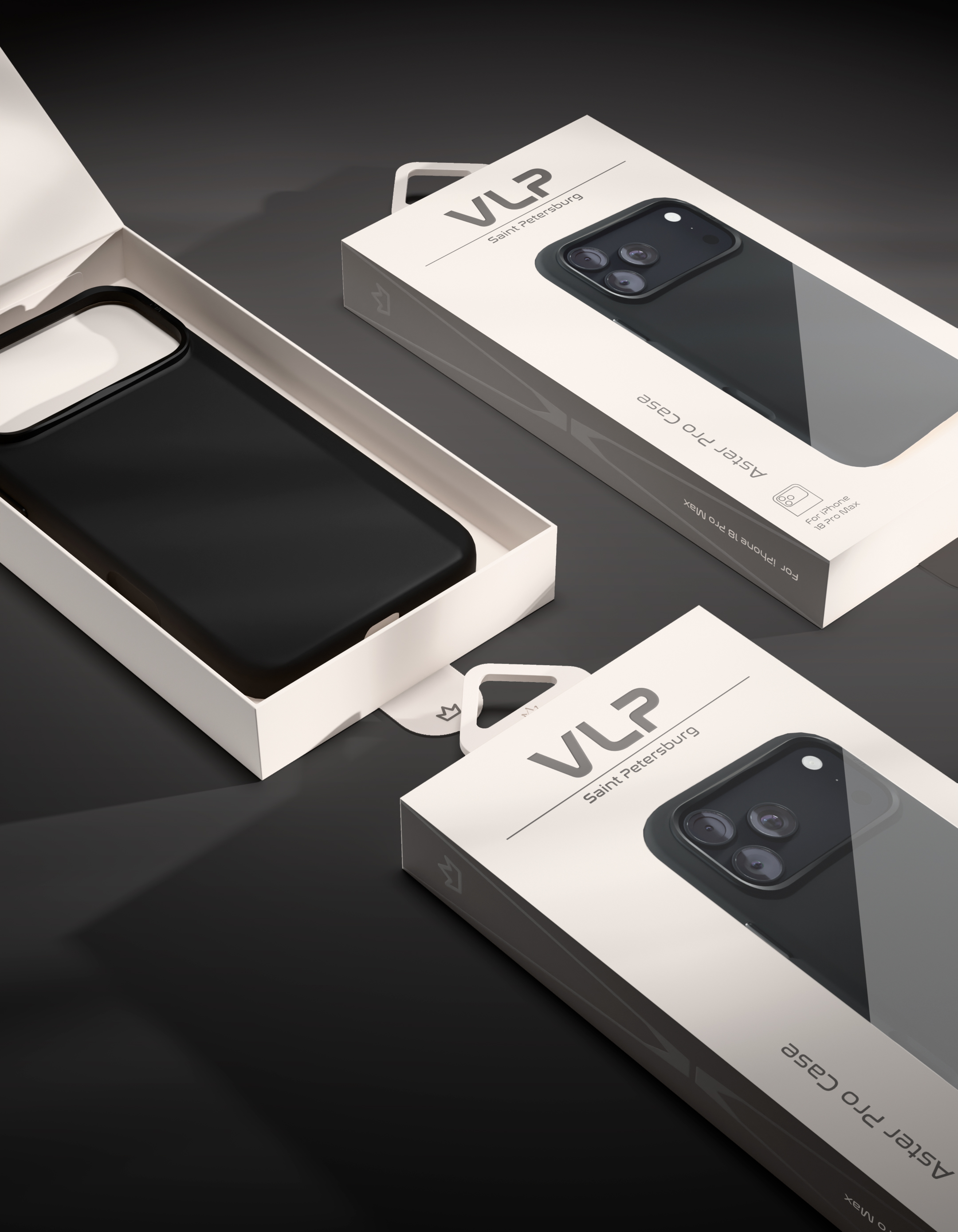 Чехол VLP Aster Pro Case с MagSafe для iPhone 18 Pro, черный (10524229)
