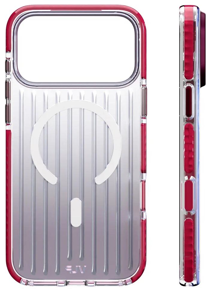 Чехол VLP Pulse Case с MagSafe для iPhone 18 Pro Max, темно-вишневый (10536034)