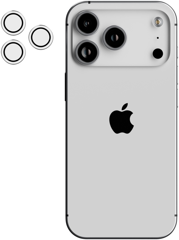Защитное стекло uBear Nano Lens Shield для iPhone 17 Pro/Pro Max алюмосиликатное (GL213BLANL6369P-I25)