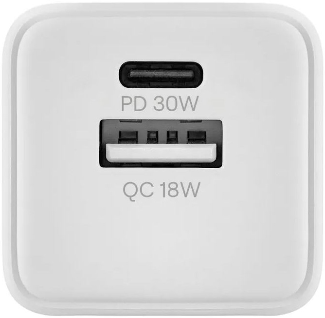 uBear Bridge USB-C 30 Вт GaN Super Fast Charging, белый