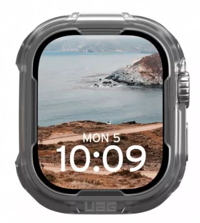 Чехол Uag Scout case v2 для Apple Watch Ultra/Ultra 2 49 mm, прозрачный (1A4416114G4G)