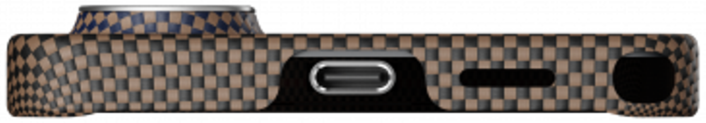 Чехол Pitaka Tactile Woven Edge (Ultra-Slim) с MagSafe для Samsung Galaxy S26 Ultra, оранжевый (KS2603U)