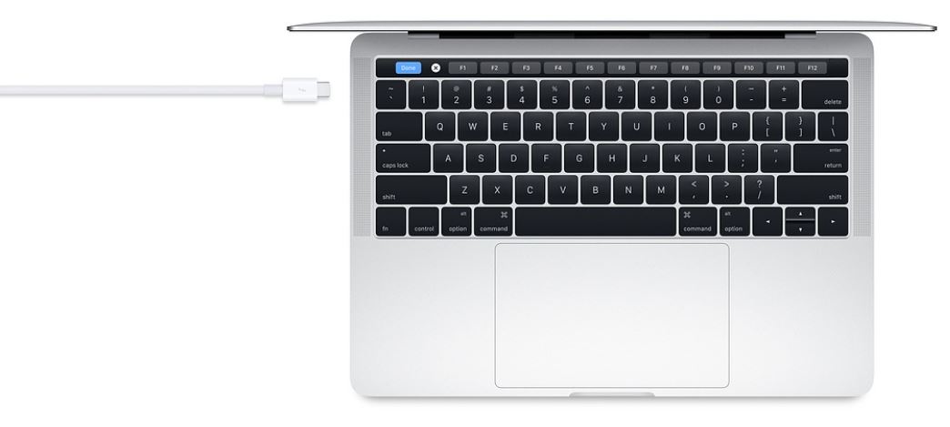 Apple Thunderbolt 3 (USB‑C) длиной (0,8 м), белый (MQ4H2)