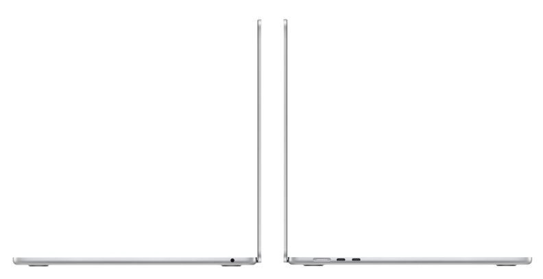 Apple MacBook Air 15 (M4, 10C CPU/10C GPU, 2025), 24 ГБ, 1 ТБ SSD, Silver (Z1H0000PW)