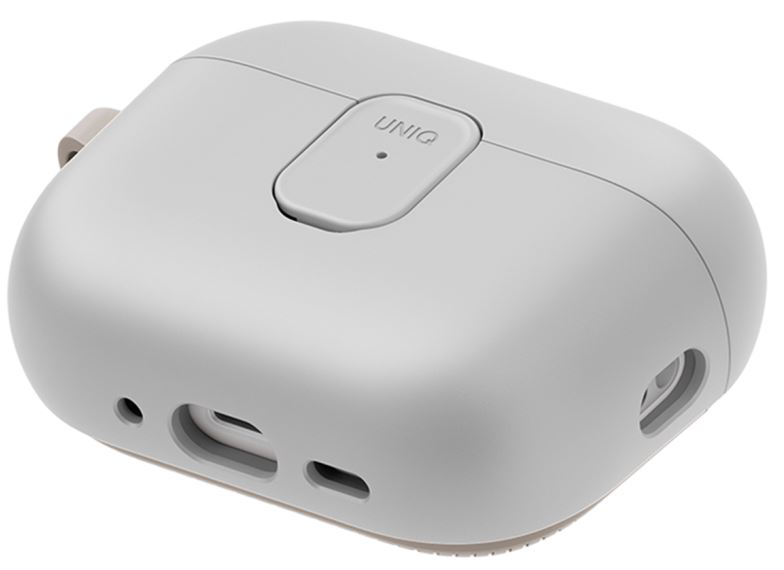 Чехол Uniq Clyde Lock case для AirPods Pro 3, Mist Grey/Khaki
