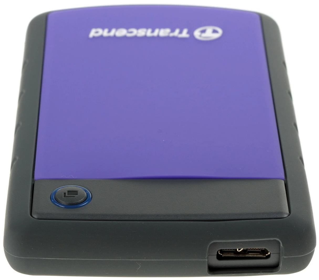 Внешний жесткий диск HDD Transcend StoreJet 25H3 2 ТБ, фиолетовый (TS2TSJ25H3P)
