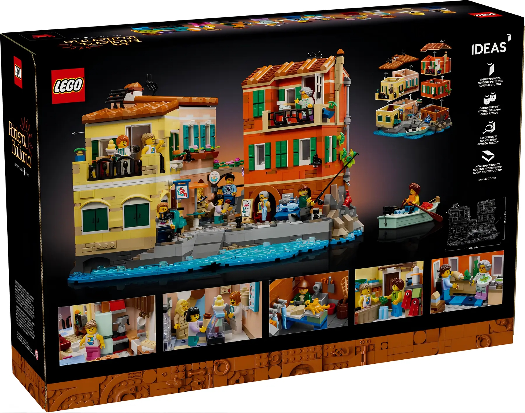 Конструктор LEGO IDEAS series 21359 Итальянская Ривьера