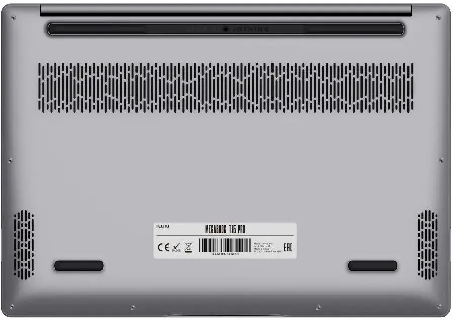 Tecno MegaBook T16MA Pro 16" (Intel Core Ultra 7 155H, 16 ГБ, 1024 ГБ SSD, Intel UHD Graphics, Windows 11 Home), серый (71003300452)
