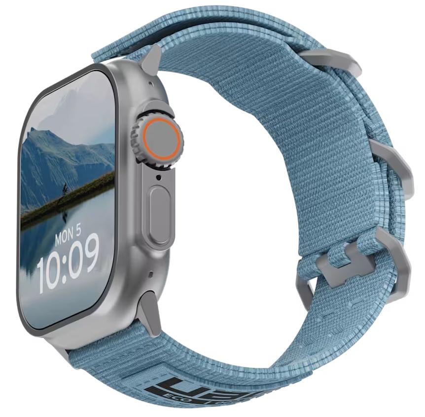 Ремешок UAG Metropolis Strap для Apple Watch 49/46/45/44/42, голубой (Cloud Blue) (194159114151)