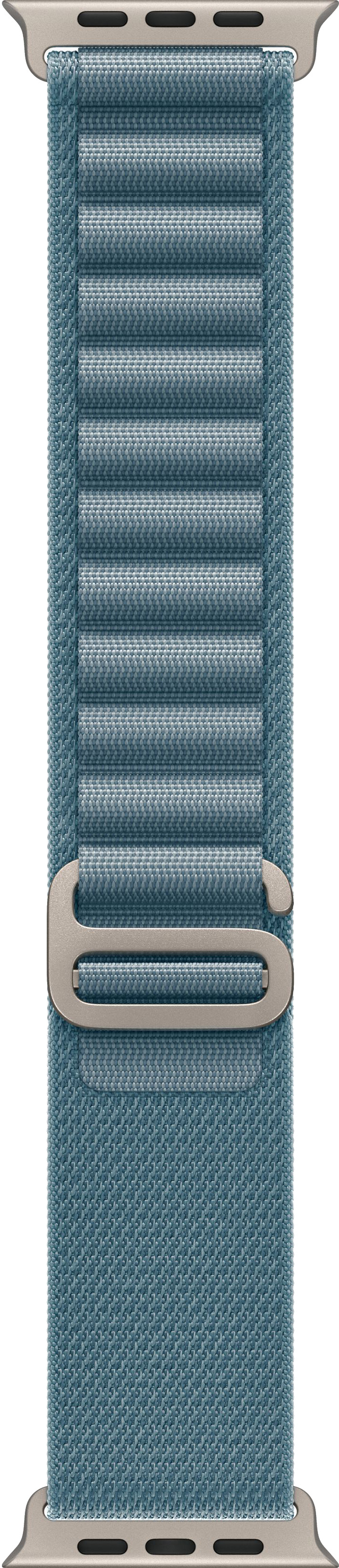 Apple Watch Ultra 3 (2025) 49mm Natural Titanium Case with Light Blue Alpine Loop Small