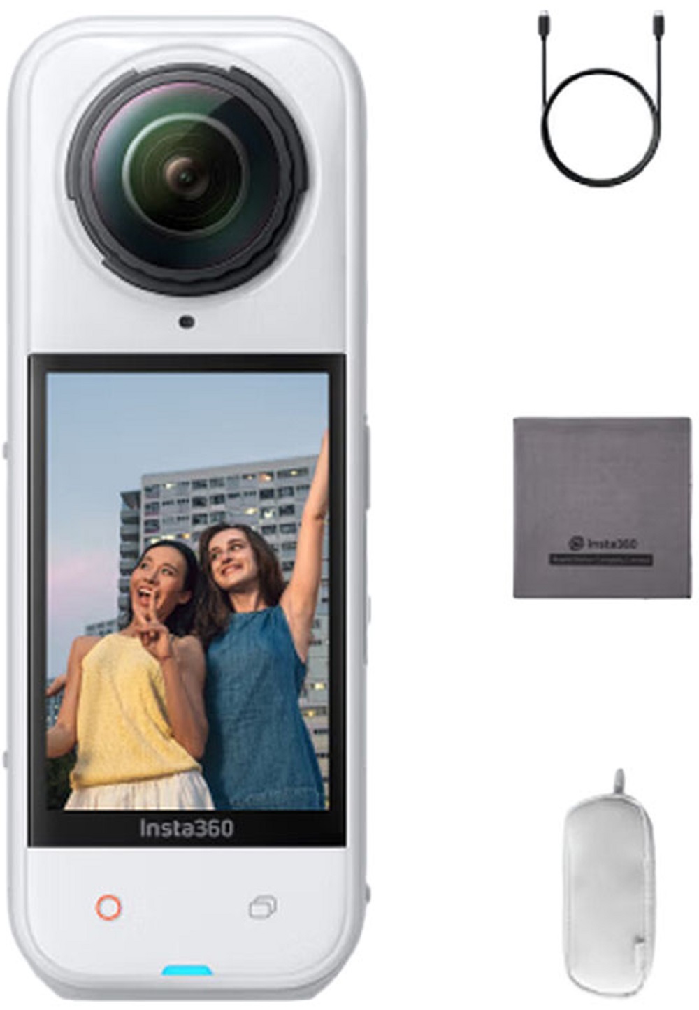 Экшн-камера Insta360 X5, белый (Satin White)