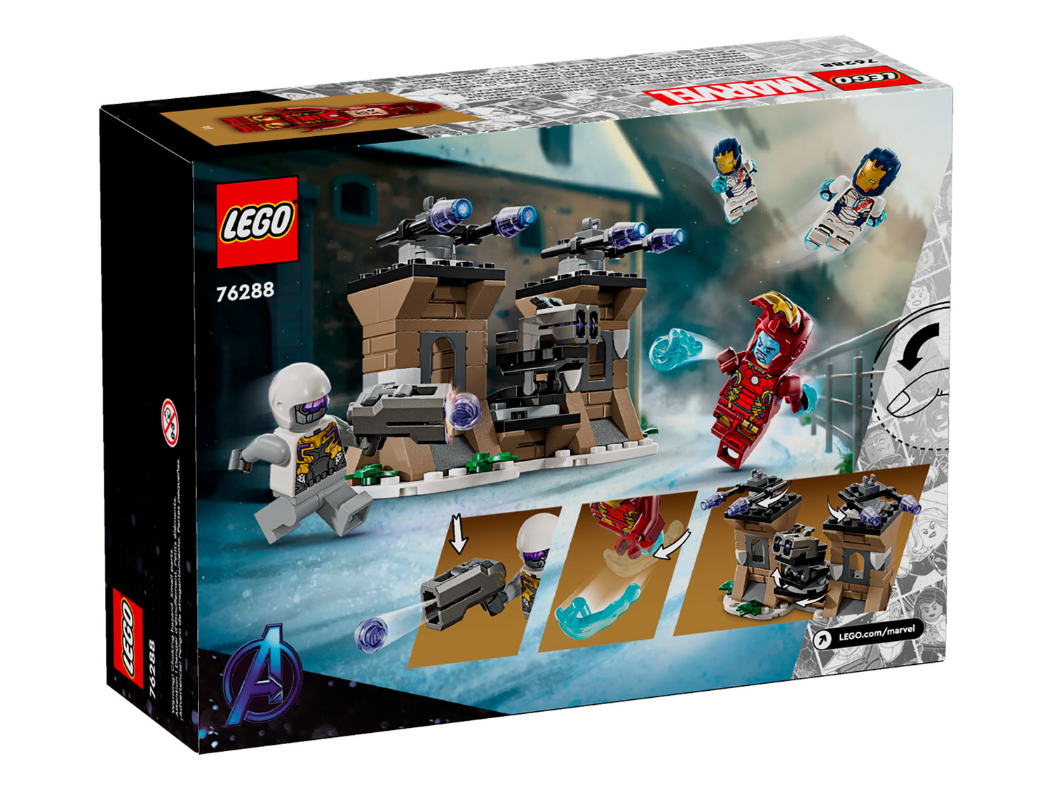 Конструктор LEGO Super Heroes 76288 Железный человек и Железный легион против Солдат Гидры