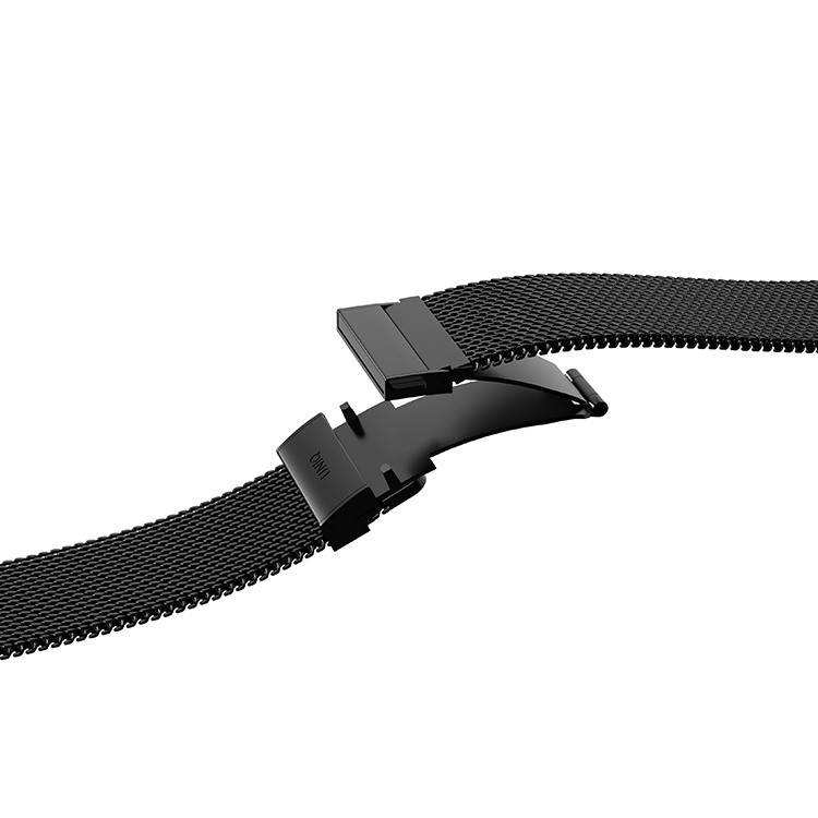 Ремешок Uniq Dante PRO Strap Mesh Steel для Apple Watch 49/46/45/44 mm, Graphite Black (49MM-DANPGBLK)