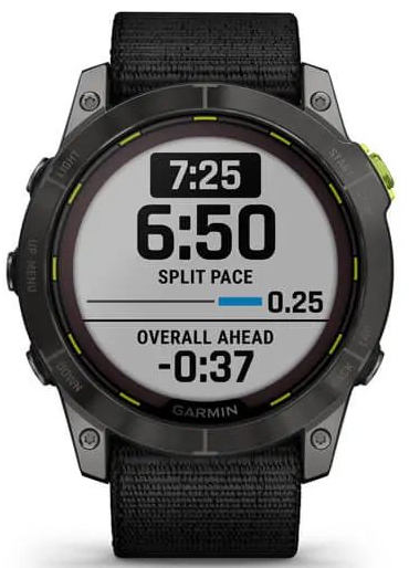 Умные часы Garmin Enduro 2, угольно-серый DLC титановый с нейлоновым ремешком UltraFit ( 010-02754-01)