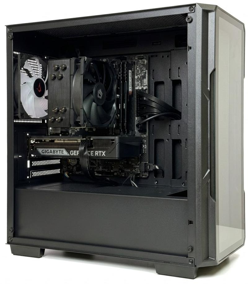 Игровой компьютер TopPC (AMD Ryzen 5 5600, AMD Radeon RX 7600) 16ГБ, 512ГБ, черный