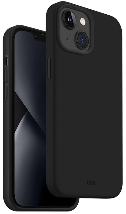 Чехол Uniq Lino для iPhone 14 Plus, черный IP6.7M(2022)-LINOBLK