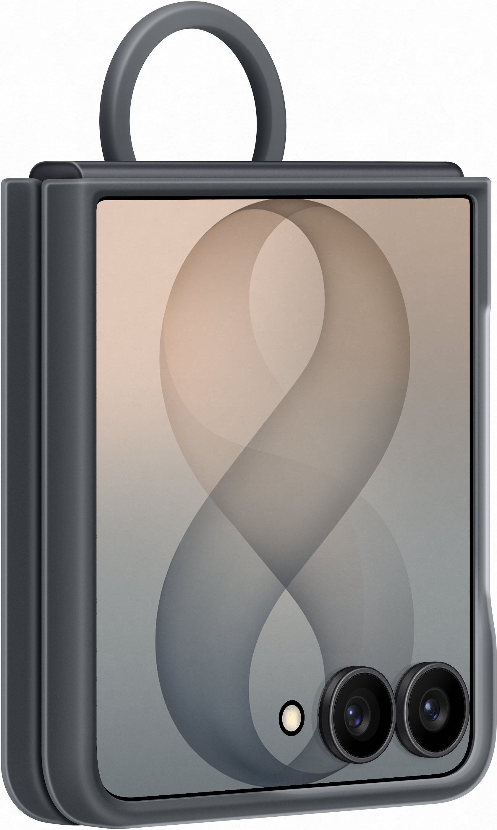 Samsung Silicone Ring Magnet Case Samsung Galaxy Z Flip8, графит