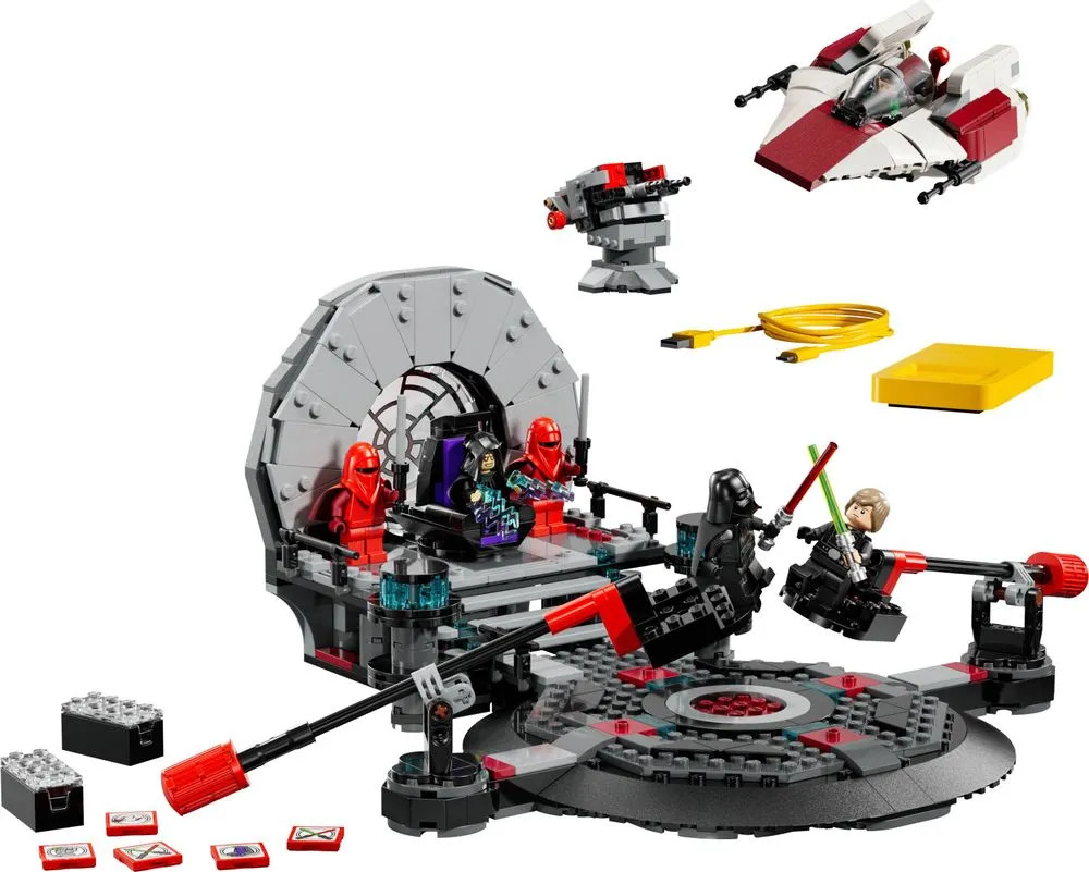 Конструктор Lego Star Wars 75427 SMART Play Дуэль в тронном зале и истребитель A-wing