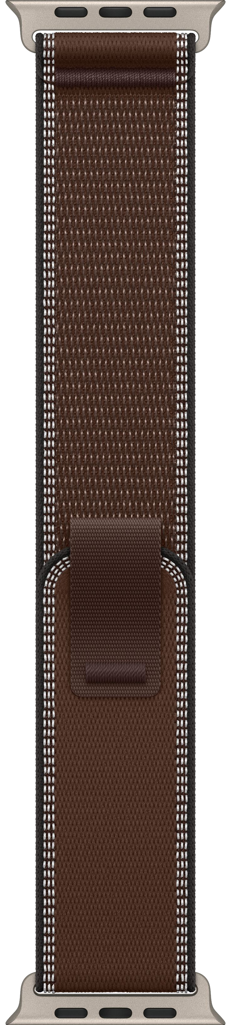 Apple Watch Ultra 4 (2026) 49mm Natural Titanium Case with Dark Umber Trail Loop (S/M)