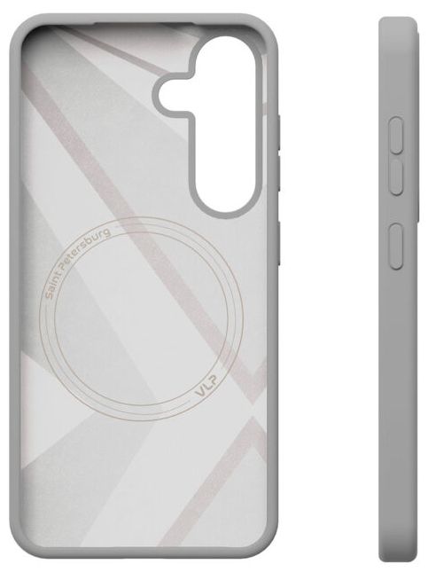 Чехол VLP Aster Case с MagSafe для Samsung Galaxy S25 Plus, серый (1057115)