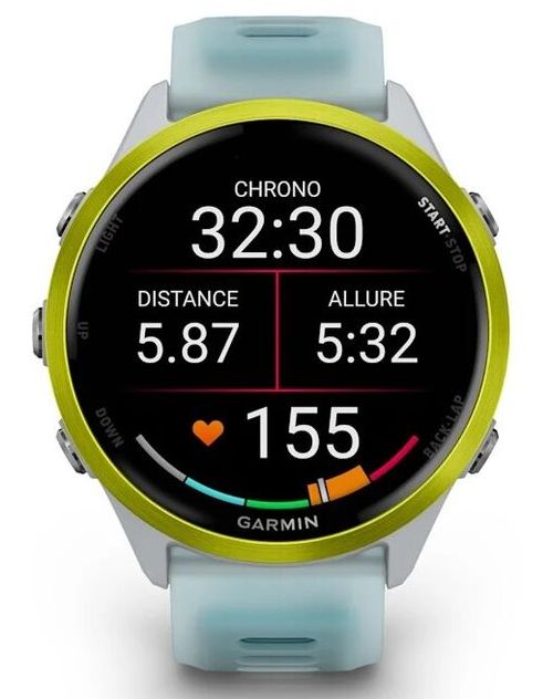 Garmin Forerunner 570 47mm, Steinweiss/Amp Yellow Aluminium (010-02971-01)