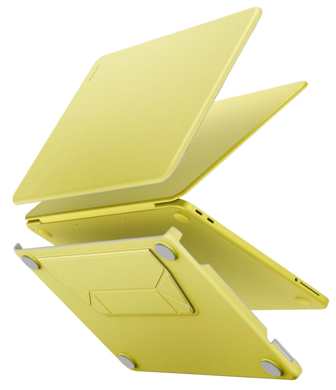 Чехол Uniq VERO Lyden Versa Laptop для MacBook Neo 13", лаймовый (MBNEO-LYDVERYELLIM)