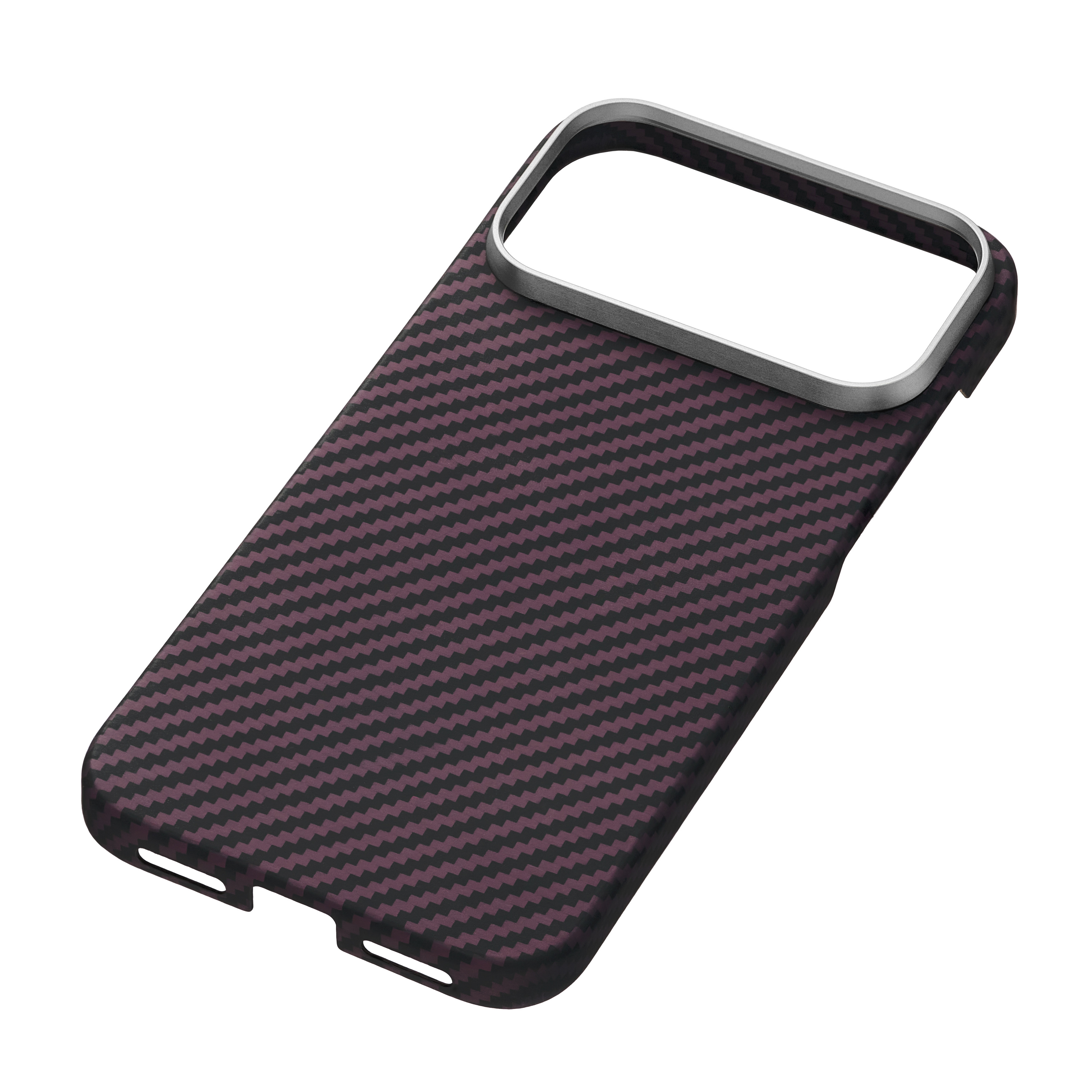 Чехол uBear Supreme Case Kevlar с MagSafe для iPhone 18 Pro Max, бургунди (CS722BR69PSP-I26M)