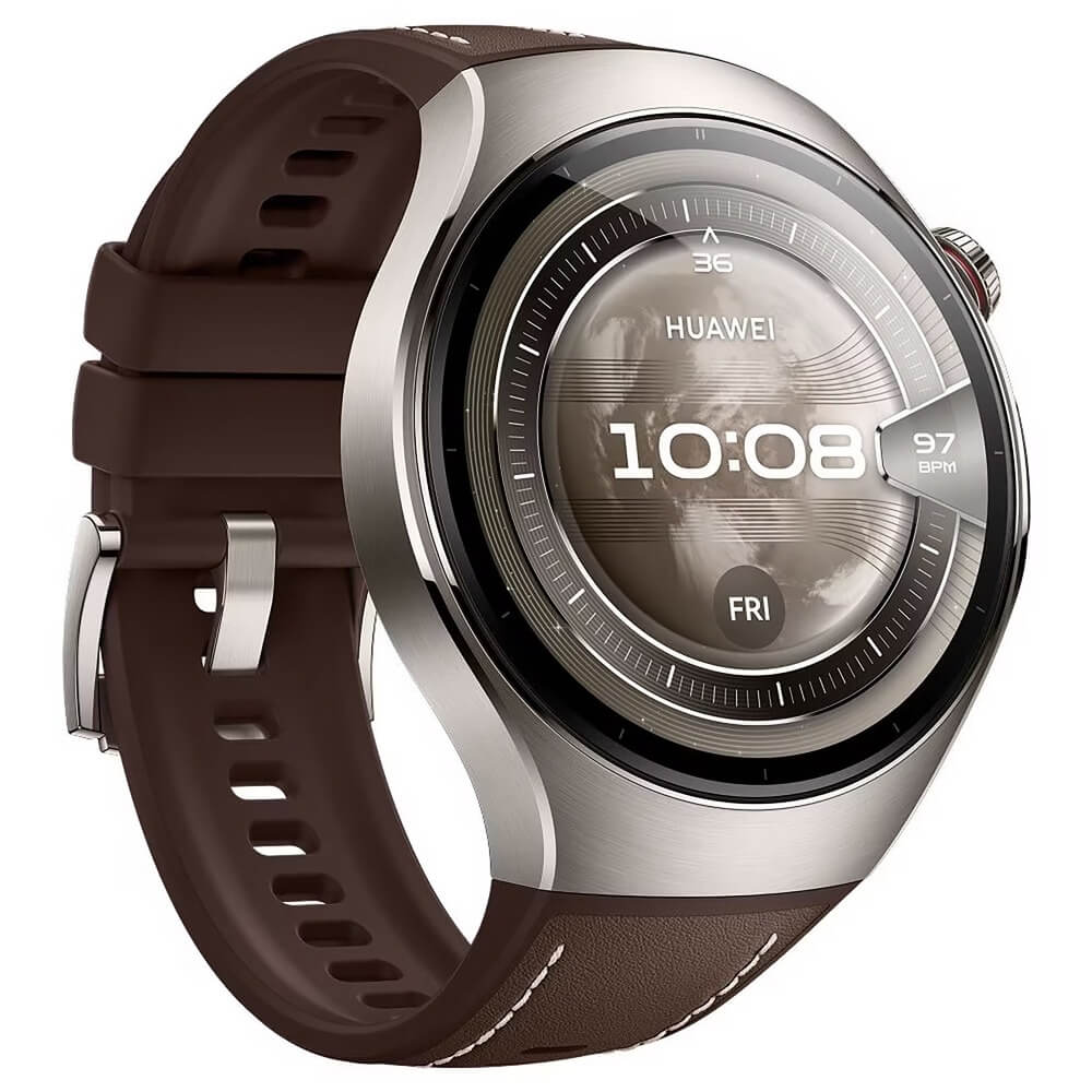 HUAWEI Watch 5 46mm Titanium, коричневый (55020EVM)
