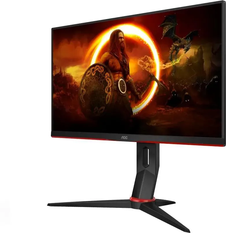 AOC Gaming 24G2ZU, черный/красный