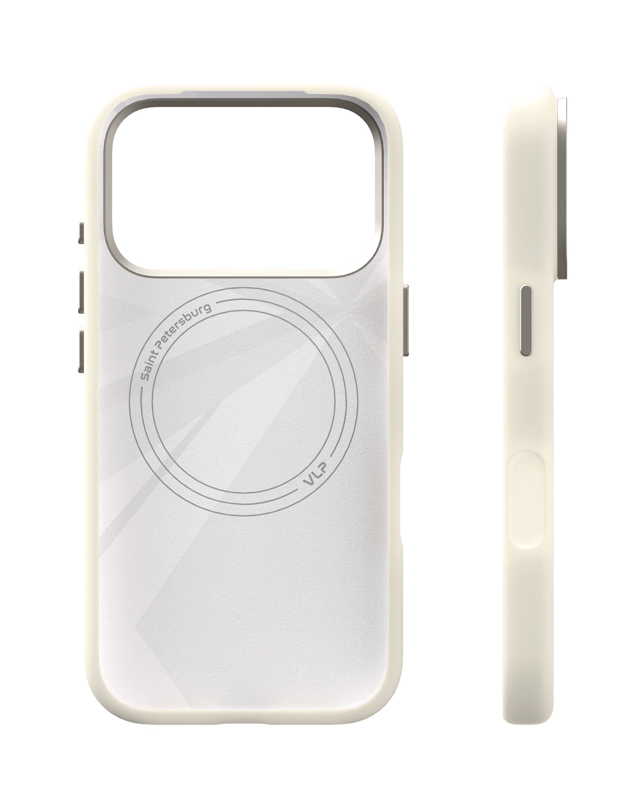 Чехол VLP Aster Pro Case с MagSafe для iPhone 17 Pro, белый (1057159)