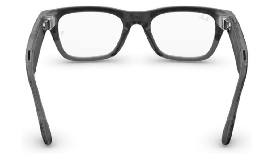 Meta Ray-Ban Blayzer Optics Gen2 RW7001, S54 Matte Transparent Ice Grey