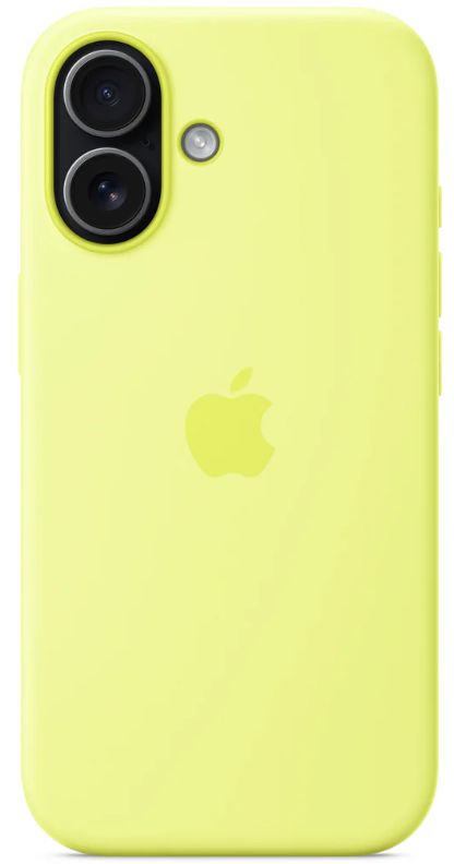 Apple Silicone Case с MagSafe для iPhone 17, желтый (Neon Yellow) MGEV4FE/A