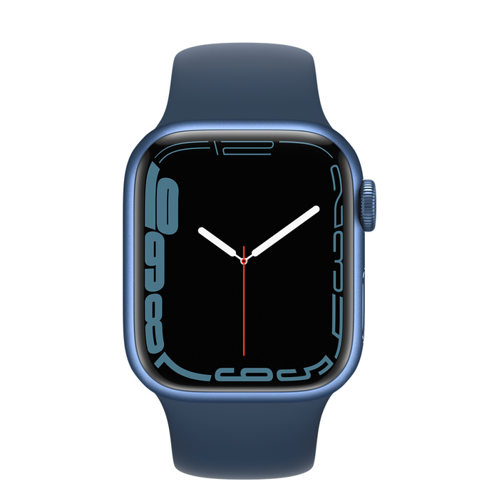 Apple Watch Series 7 GPS 41mm Aluminum Case with Sport Band (Синий)