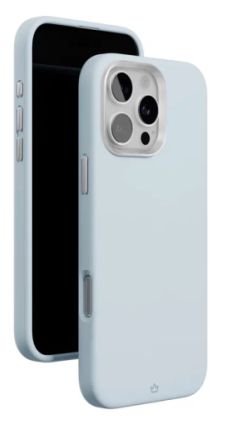 Силиконовый чехол VLP Aster Case с MagSafe для iPhone 16 Pro, голубой (1057128)
