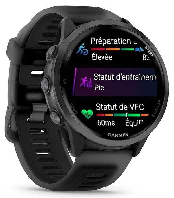 Garmin Forerunner 570 47mm, Schwarz/Schiefergrau Aluminium (010-02971-00)