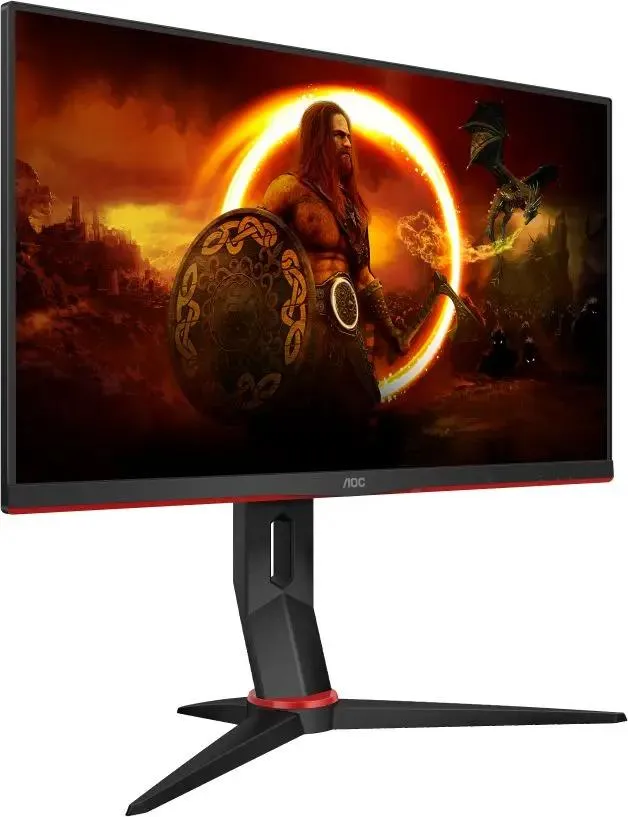 AOC Gaming 24G2ZU, черный/красный