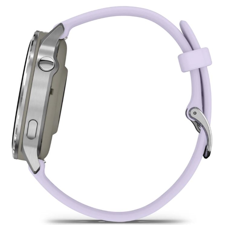 Garmin Venu 4 41mm, Silver with Periwinkle Silicone (010-03013-41) HK