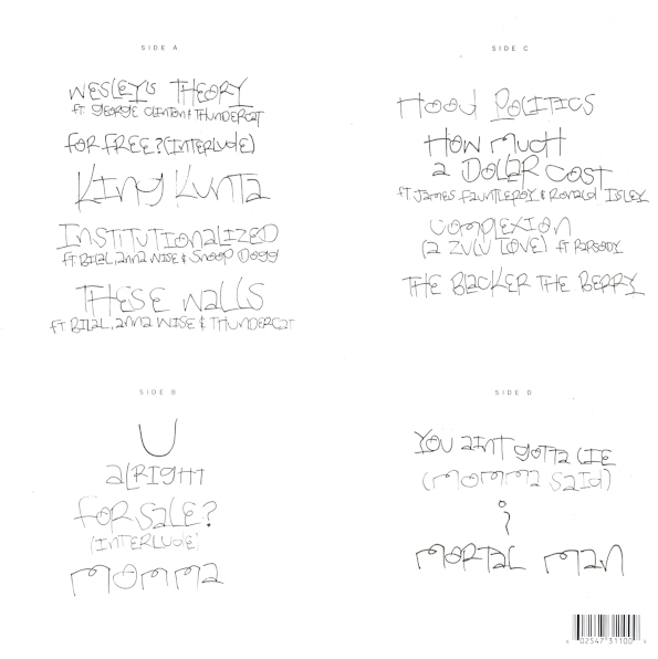 Kendrick Lamar - To Pimp A Butterfly (0602547311009)