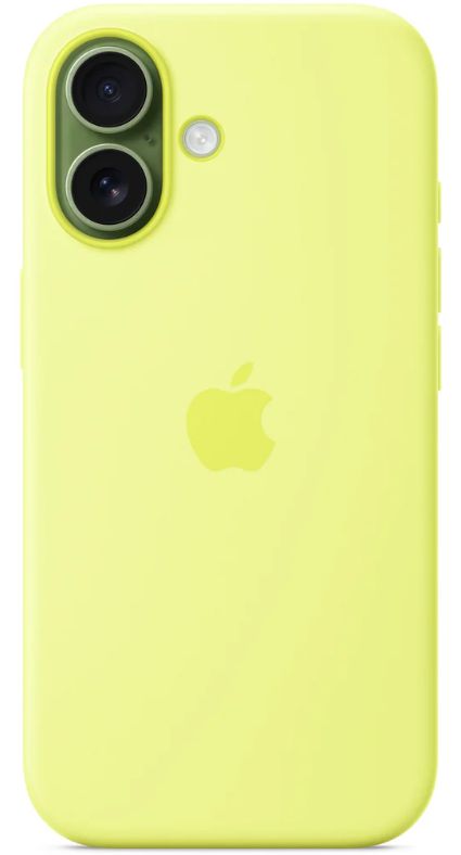Apple Silicone Case с MagSafe для iPhone 17, желтый (Neon Yellow) MGEV4FE/A